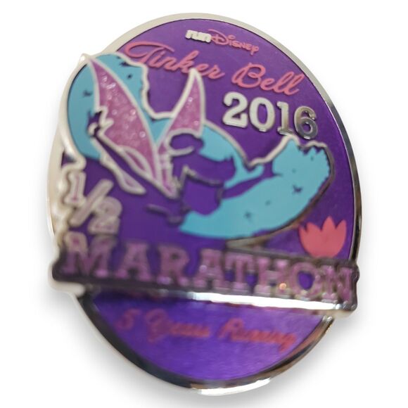 2016 RunDisney Tinker Bell Half Marathon 5 Year Anniversary Pin Pandora Disney - Picture 3 of 7